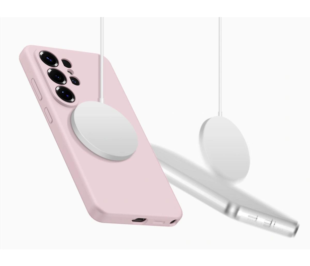 Tech-Protect Silicone Magsafe Galaxy S26 Ultra Pink Pearl - 1500285 - zdjęcie 4